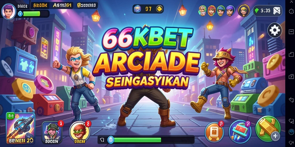 Screenshot utama 66KBET menunjukkan gameplay seru dan menantang.