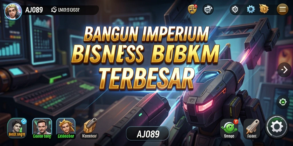 Tampilan gameplay AJO89 yang menarik dan interaktif dalam membangun bisnis.