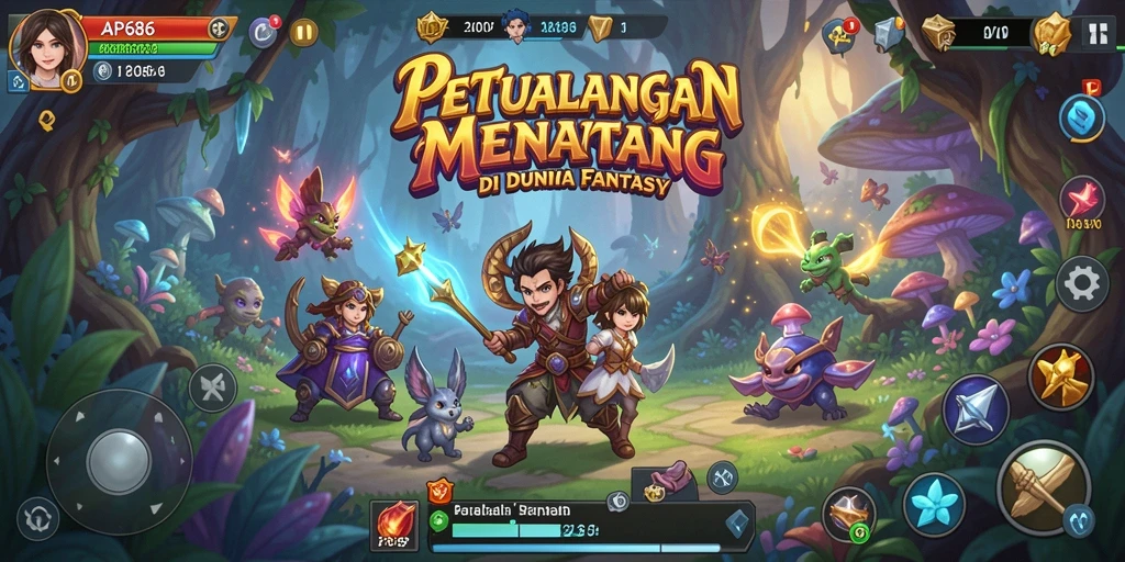 Tampilan gameplay menarik dari petualangan seru AP686.