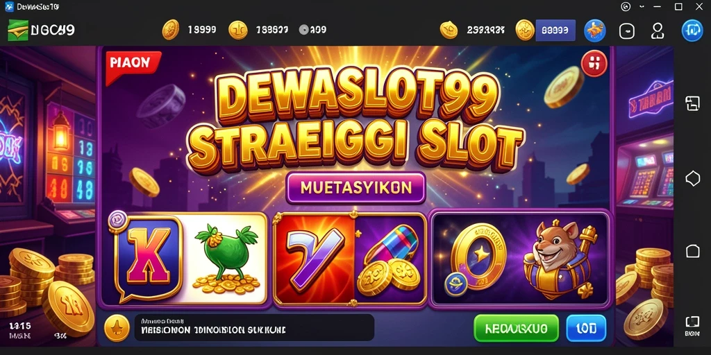 Tampilan gameplay DEWASLOT99 yang menarik dan interaktif.