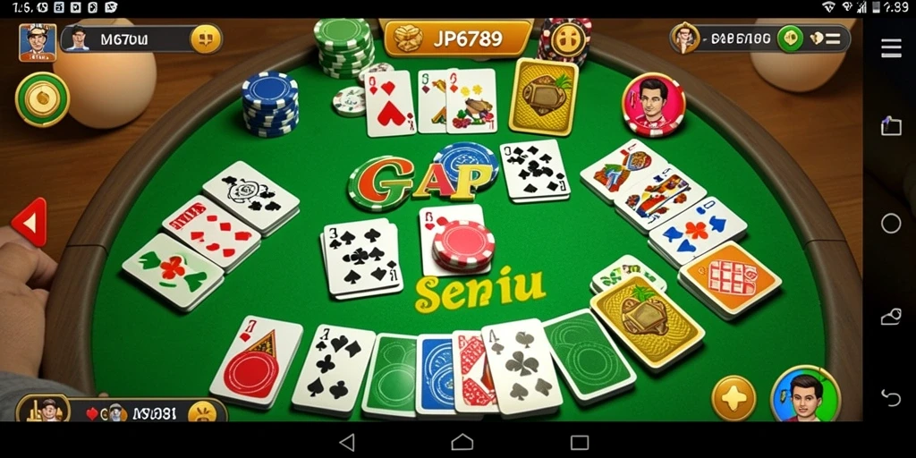 Screenshot gameplay Gaple seru di JP6789.