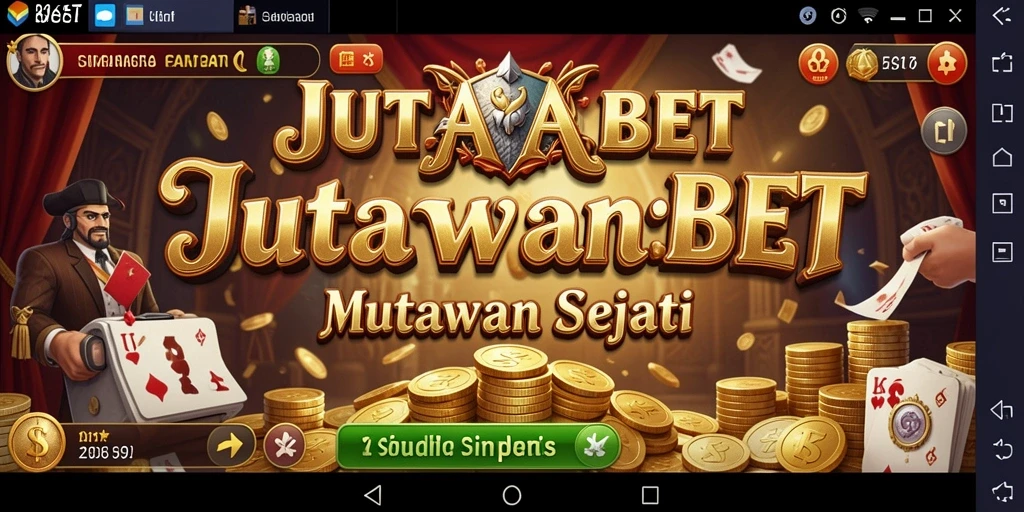 Screenshot JUTAWANBET menampilkan gameplay simulasi investasi yang mendebarkan.