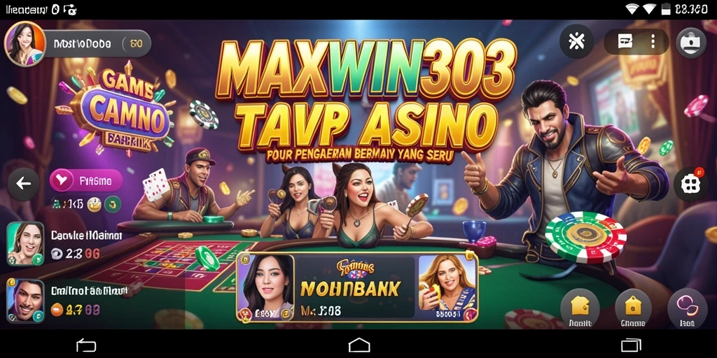 Tampilan menarik dari gameplay Kasino di MAXWIN303.