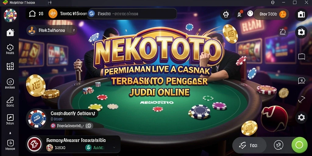 Screenshot gameplay Live Casino yang menarik di NEKOTOTO.
