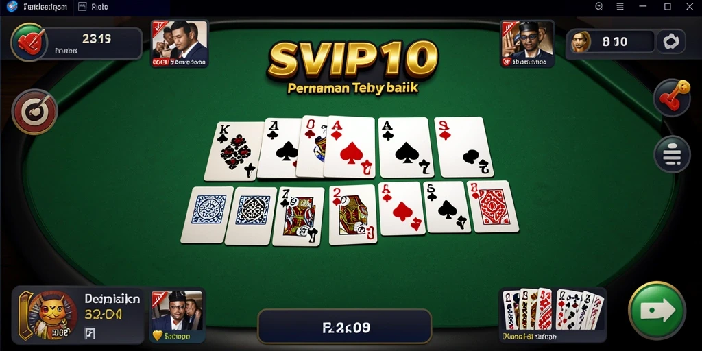Tampilan gameplay seru SVIP10 dengan variasi permainan Domino.