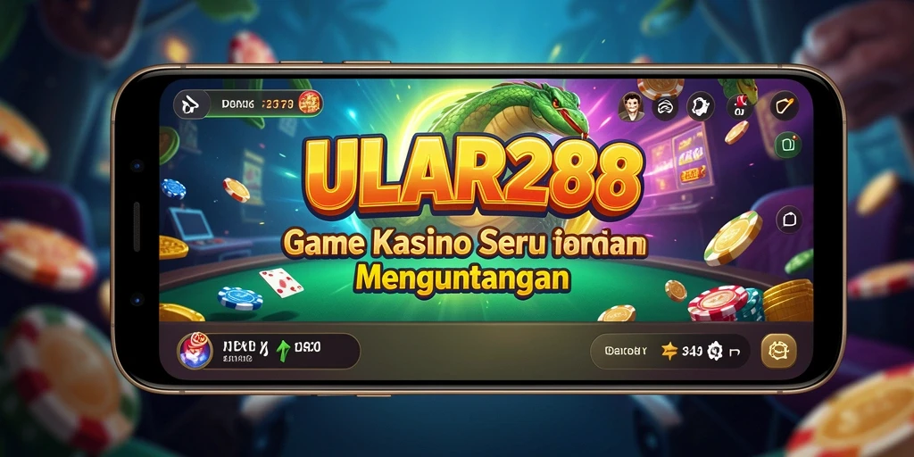 Tampilan screenshot ULAR288 menampilkan keseruan bermain game Kasino.