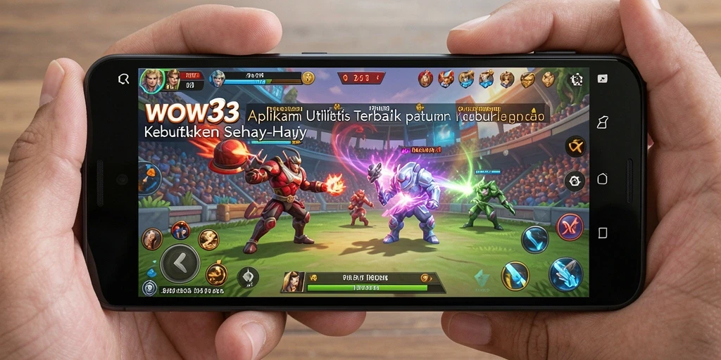 Screenshot utama WOW33 menampilkan antarmuka pengguna yang intuitif dan fitur-fitur bermanfaat.
